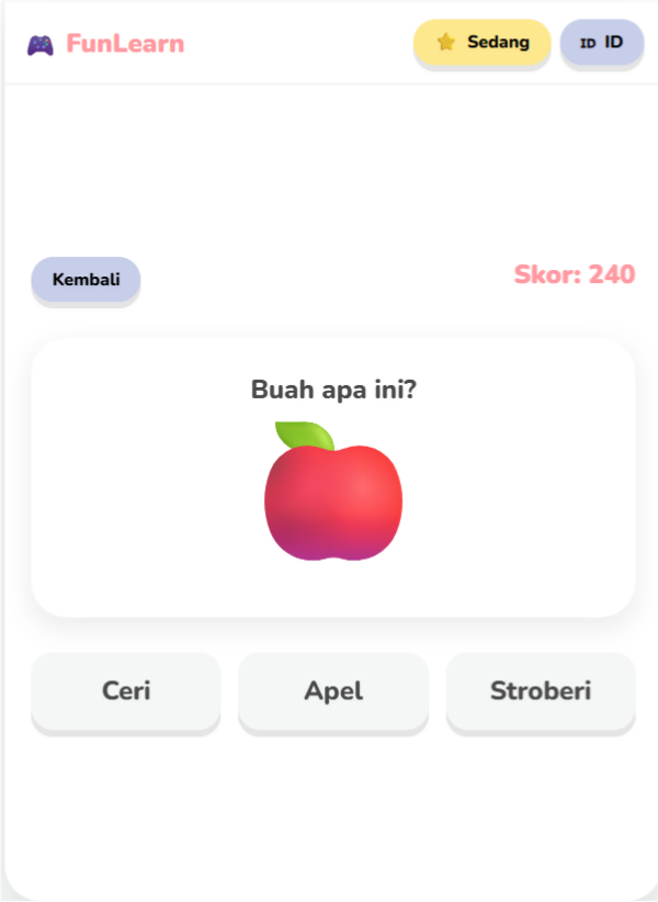 FunLearn Kids: Interactive Educational Web Application
