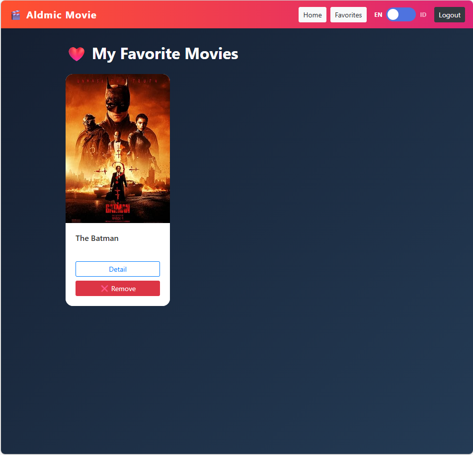 Aldmic Movie: Web-Based Movie Catalog Application