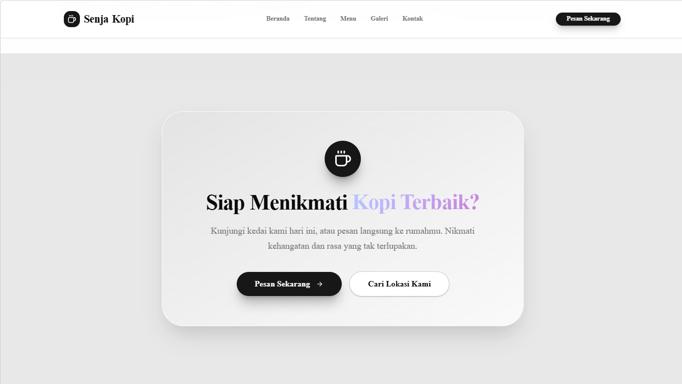 Landing Page Website