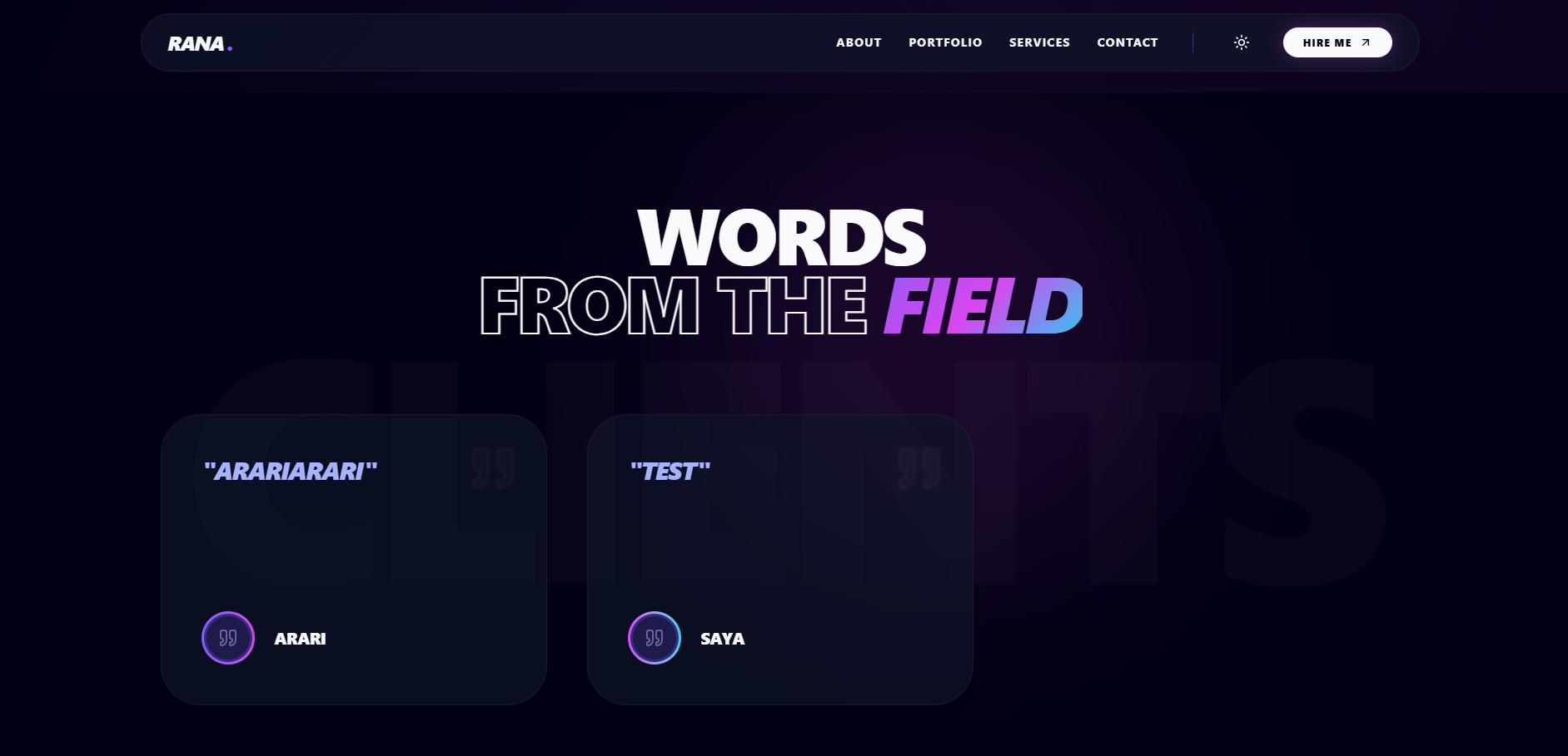 Premium Creative Narrative Portfolio